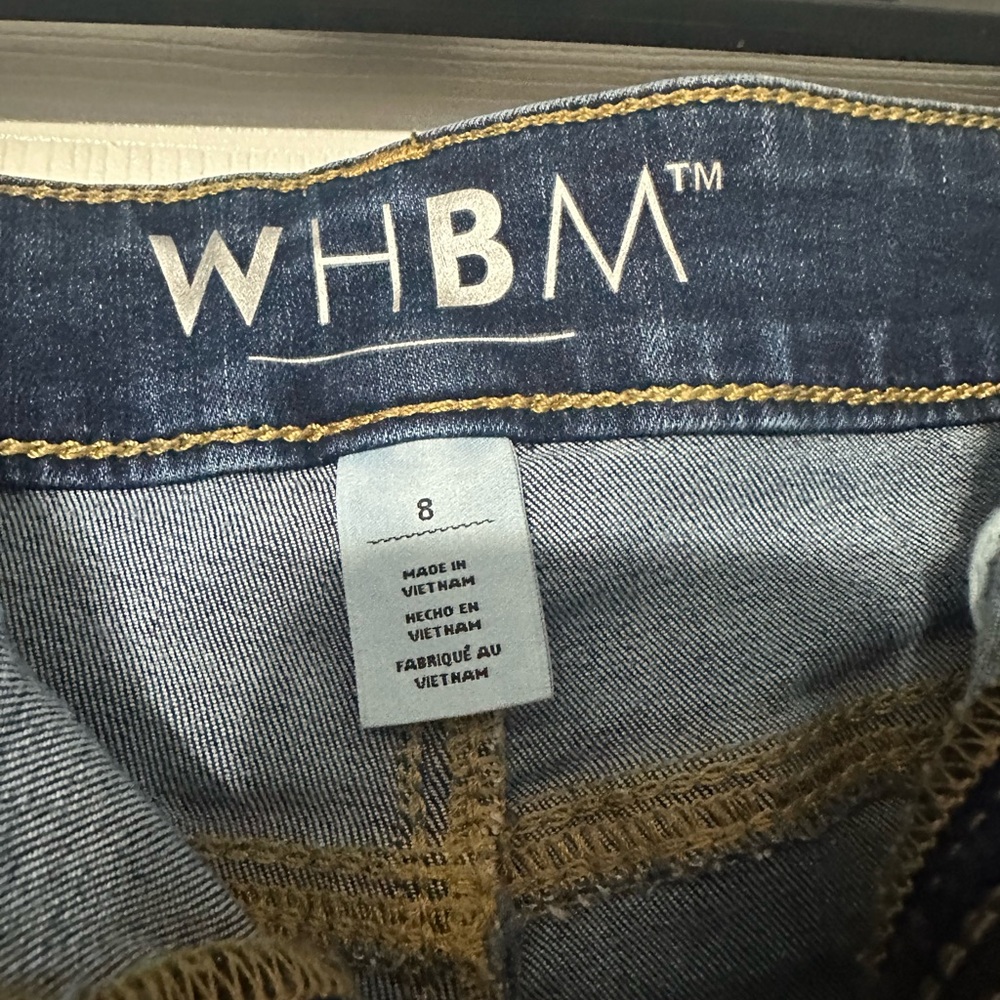 White House Black Market Roll-Cuff Women's Denim Shorts - Picture 8 of 9